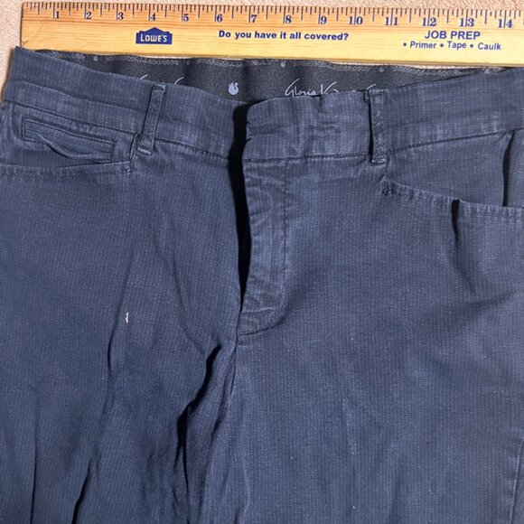 Gloria Vanderbilt Women 6 Missy Black Elastic Waist Band Dress Pant (L) - Picture 5 of 7